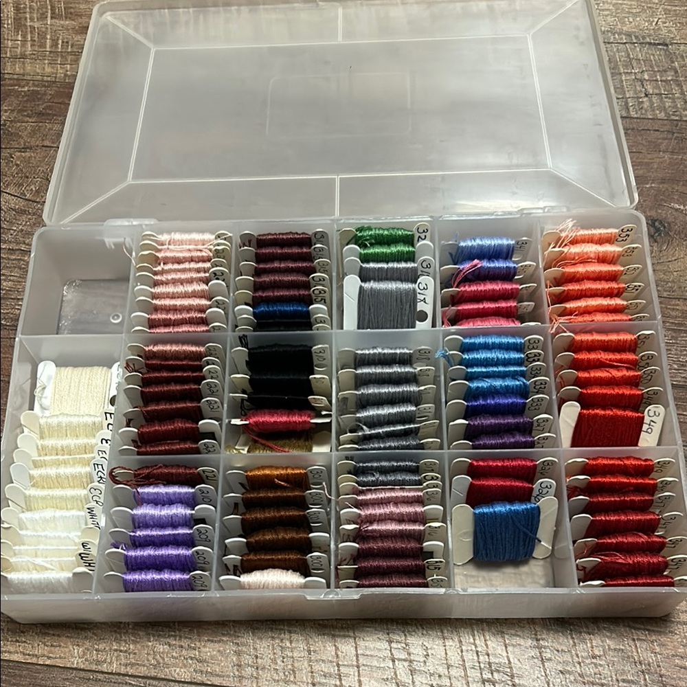 Multi-Color Thread Organizer Box